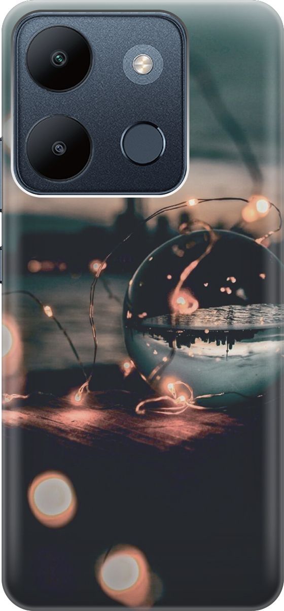 

Чехол на Infinix Smart 7/Tecno Spark Go 2023/Pop 7/Pop 7 Pro "Вечер, отдых", Бежевый;черный, 158844