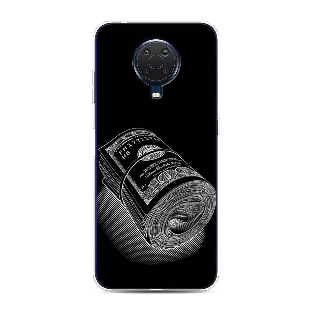 

Чехол Awog на Nokia G20 / Нокиа G20 "Кубышка денег", Черный;серебристый, 124150-5