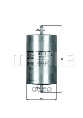 

Фильтр топливный Knecht KL 9, KL9