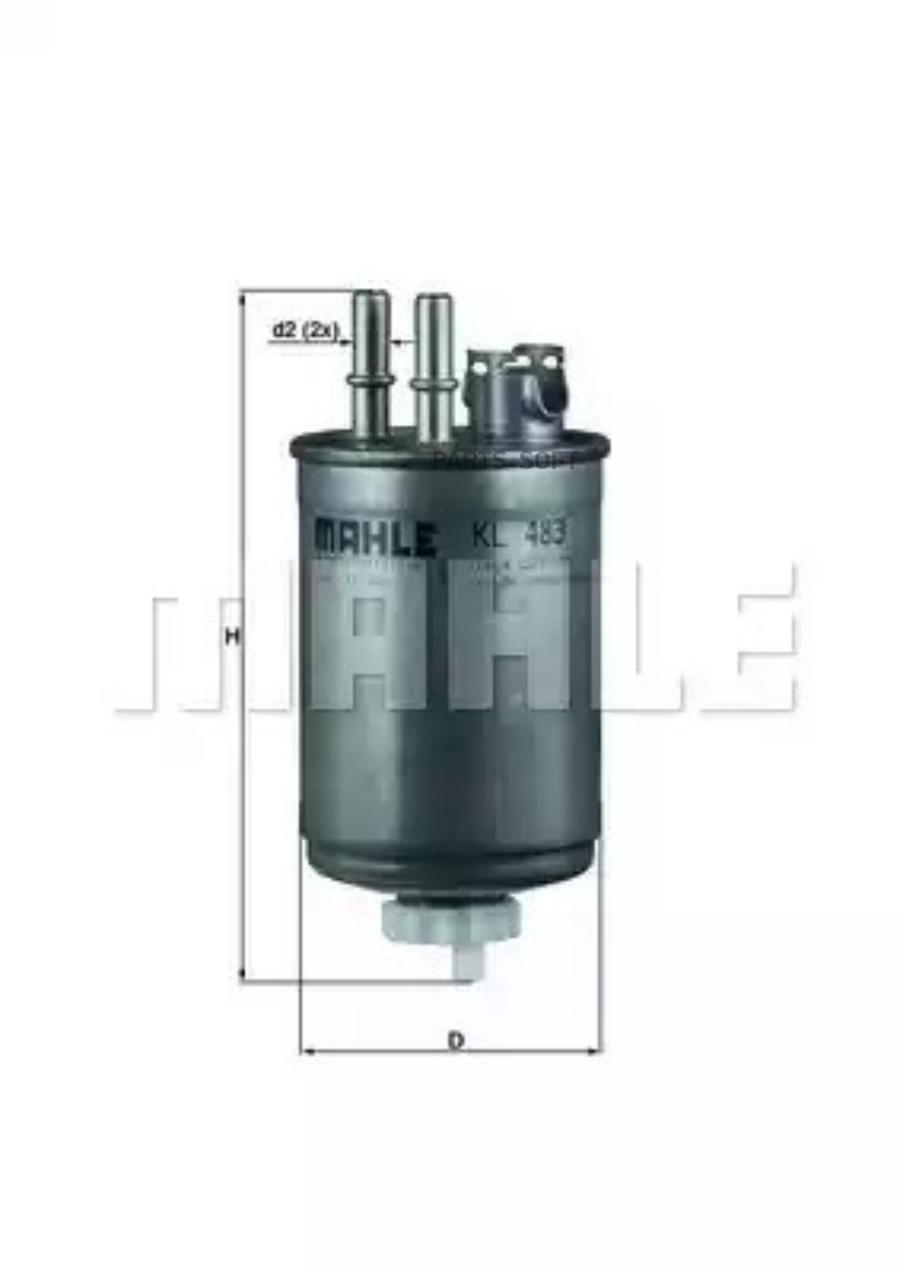

Фильтр топливный Knecht KL 483, KL483