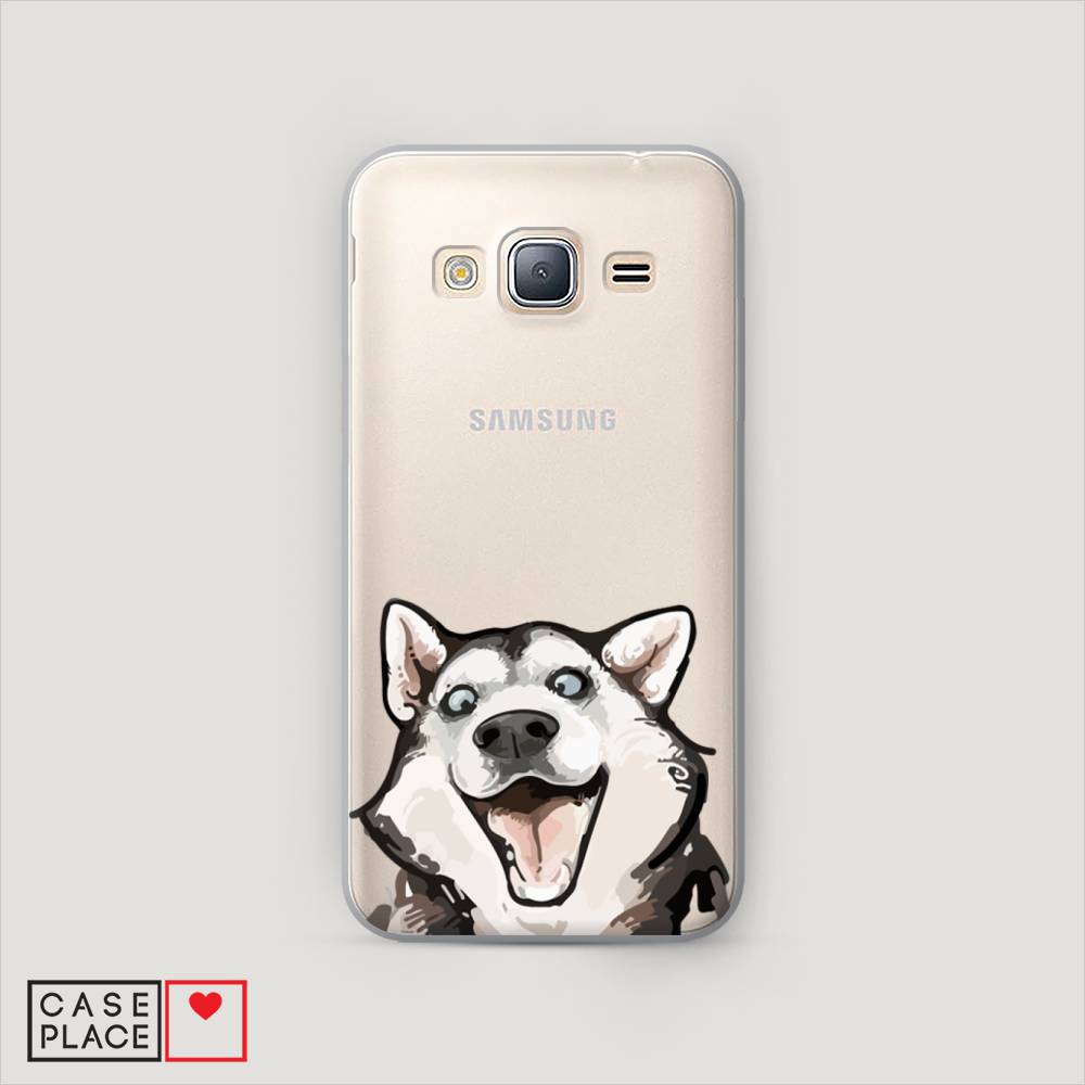 

Чехол Awog "Радостный хаски" для Samsung Galaxy J3 2016