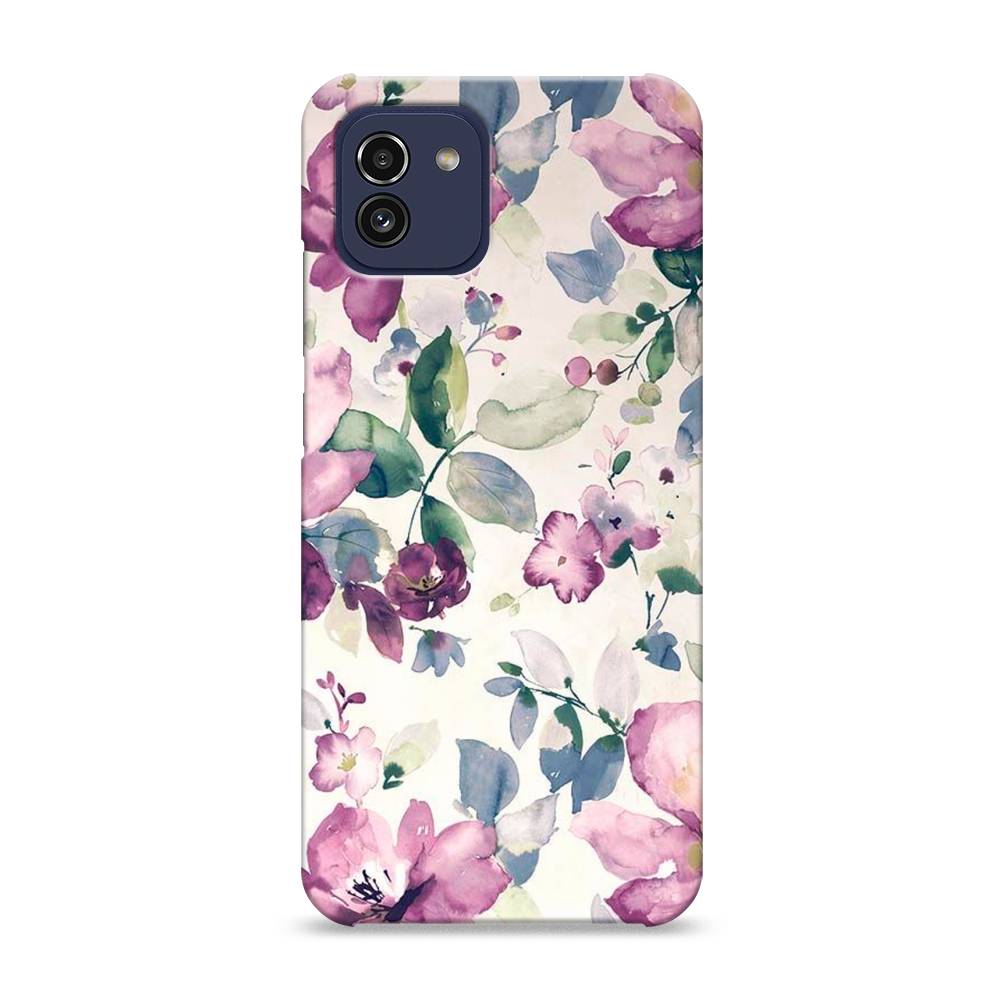 

Пластиковый чехол "Акварельная нежность" на Samsung Galaxy A03, 2104920-6