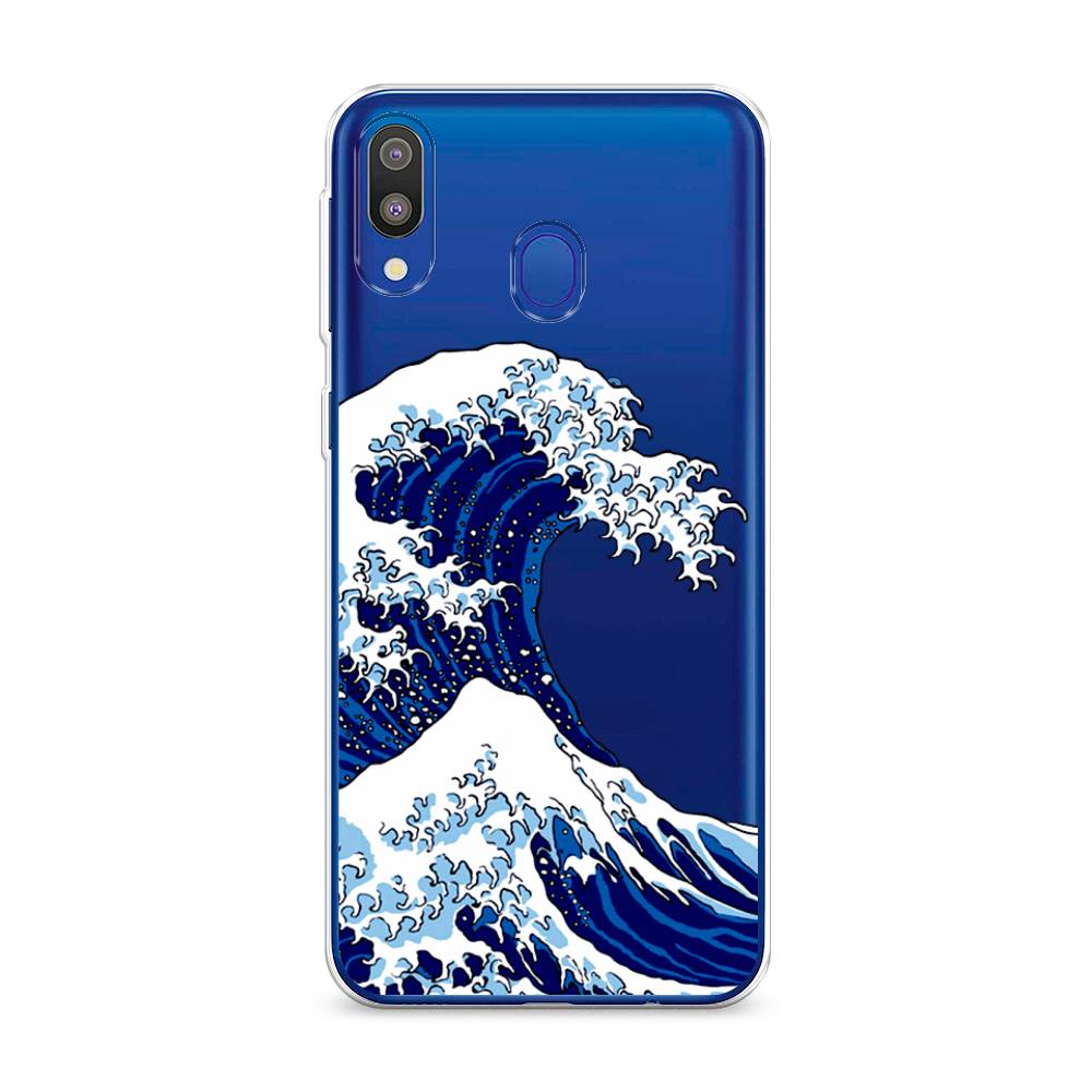 

Чехол Awog на Samsung Galaxy M20 "Волна в Канагаве", Разноцветный, 27450-4