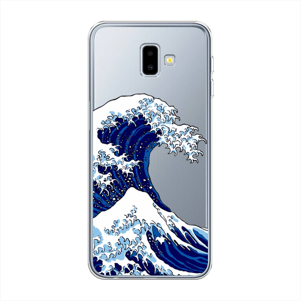 

Чехол Awog на Samsung Galaxy J6 Plus 2018 "Волна в Канагаве", Разноцветный, 26950-4