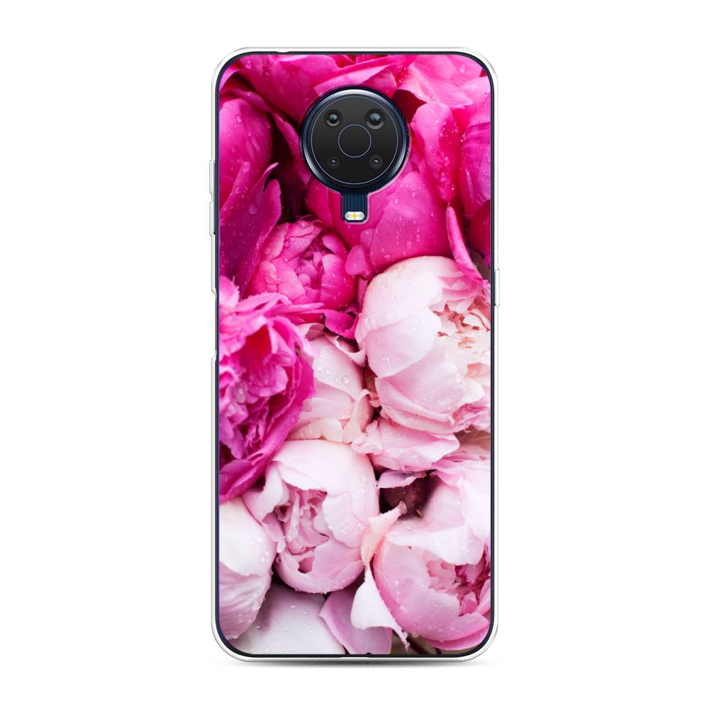 

Чехол Awog на Nokia G20 / Нокиа G20 "Пионы розово-белые", 124150-8