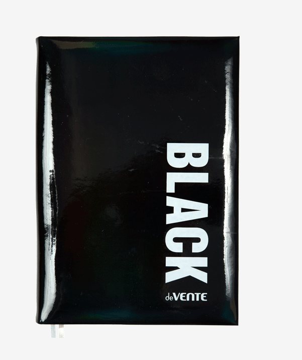 

Ежедневник недатированный deVente А5 160л Icon черный, 1640181