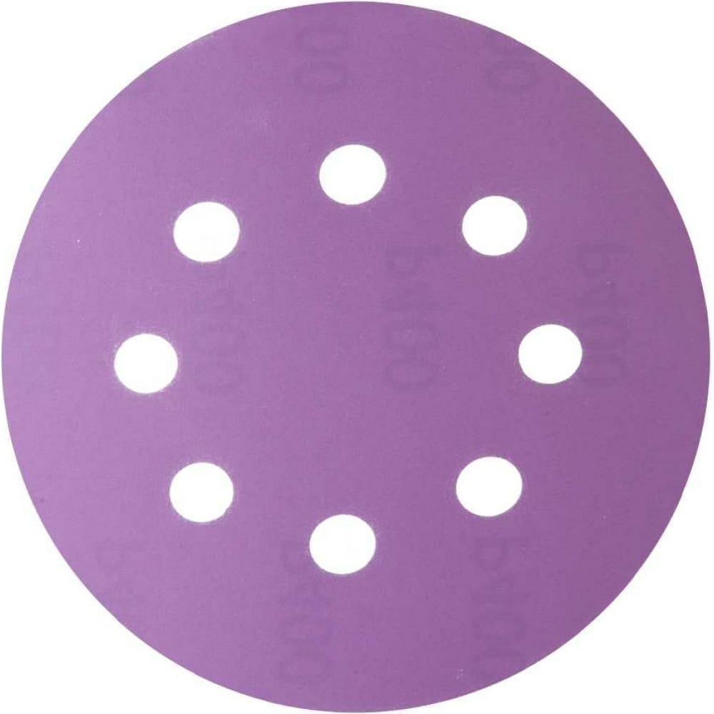 

Круг шлифовальный Purple PP627 (125 мм; 8 отверстий; Р150; 100 шт) Hanko PP627.125.8.0150