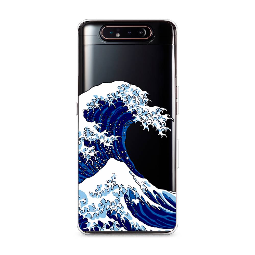 

Чехол Awog на Samsung Galaxy A80 "Волна в Канагаве", Разноцветный, 28350-4