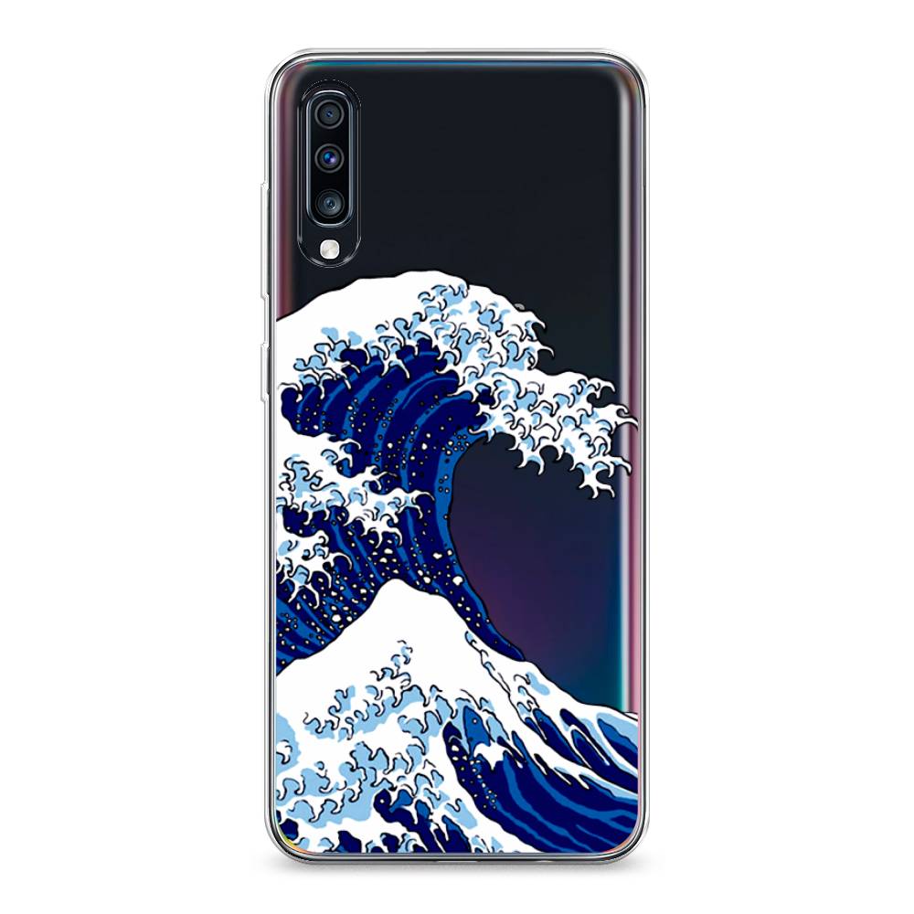 

Чехол Awog на Samsung Galaxy A70 "Волна в Канагаве", Разноцветный, 28150-4