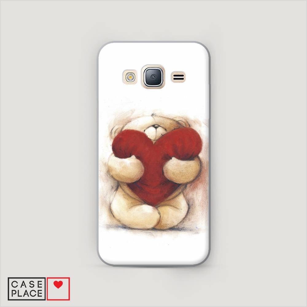 

Чехол Awog "Мишка с сердцем 1" для Samsung Galaxy J3 2016, 22440-5