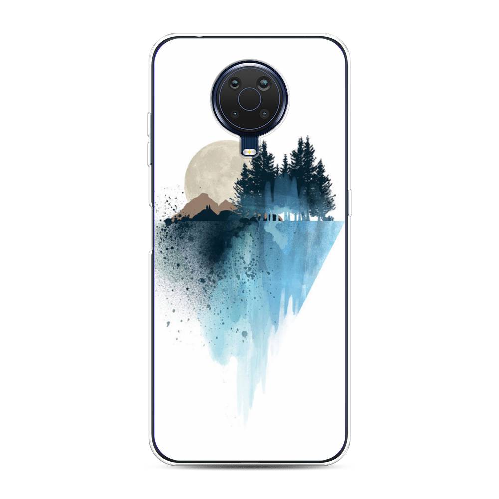 

Чехол Awog на Nokia G20 / Нокиа G20 "Горы 5", Голубой, 124150-4