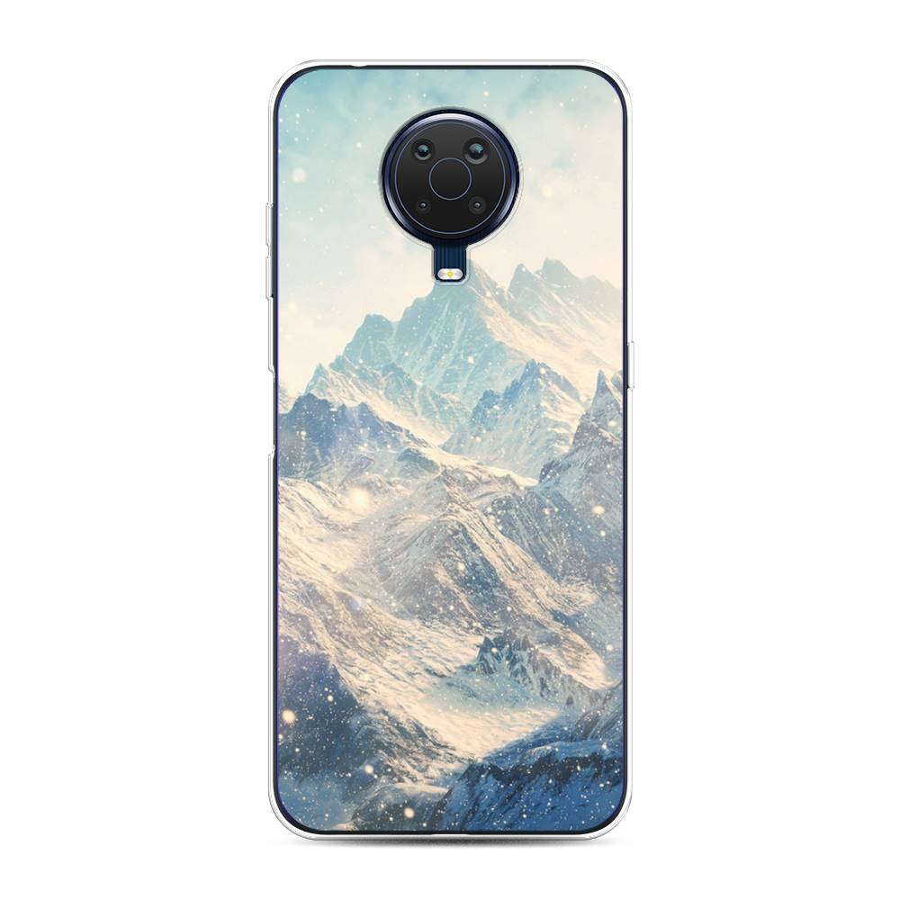 

Чехол Awog на Nokia G20 / Нокиа G20 "Горы 4", Голубой, 124150-4