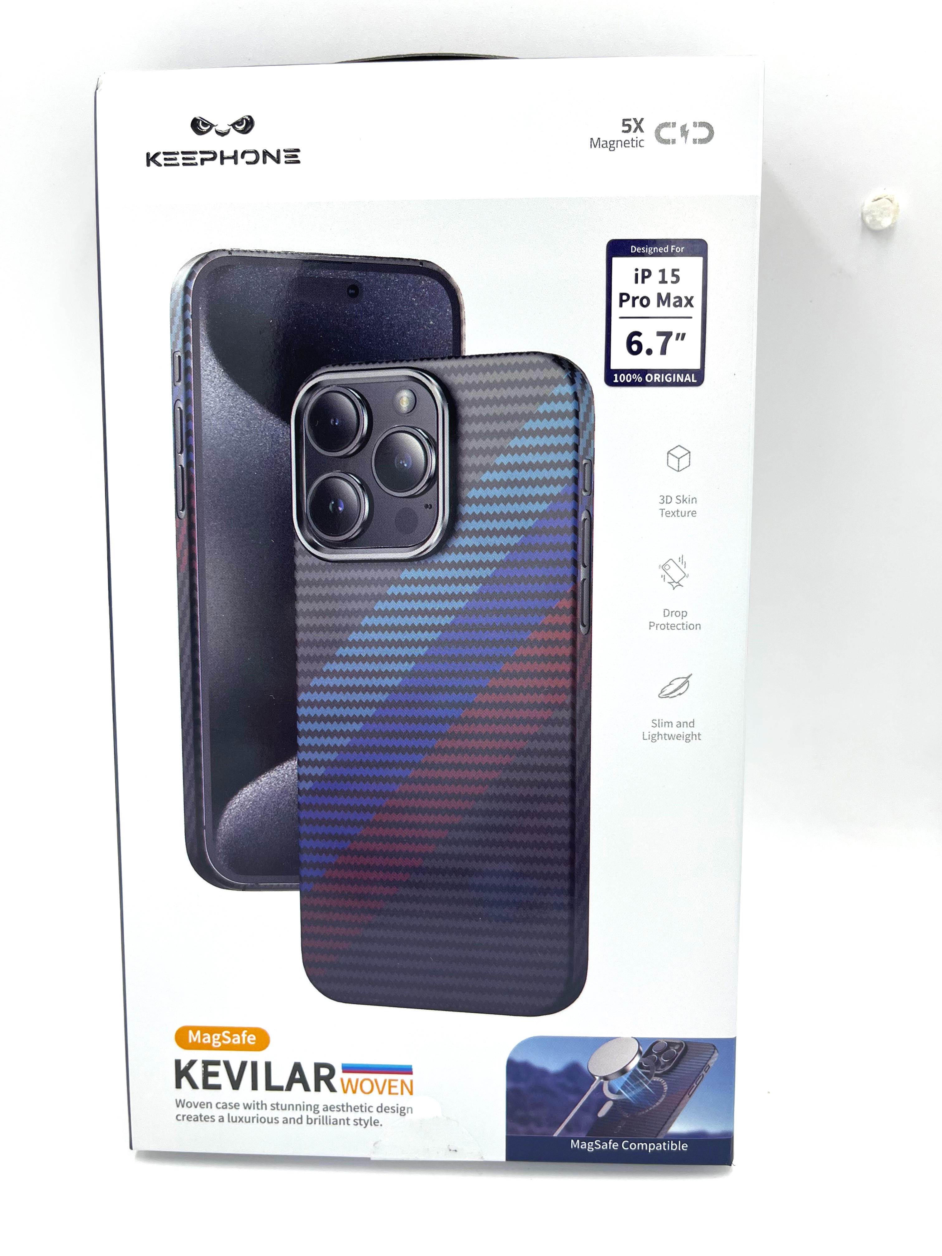 

Накладка Keephone kevilar на Iphone 15 ProMax, Разноцветный, KP-MCO137