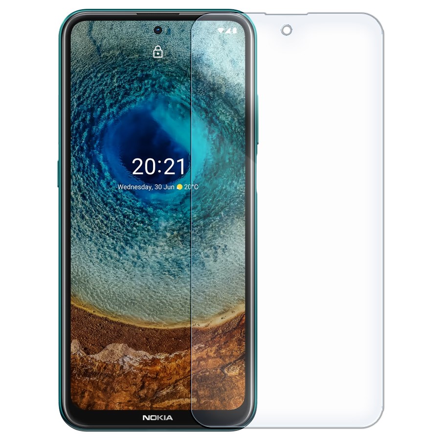 

Стекло защитное гибридное Krutoff для Nokia X10