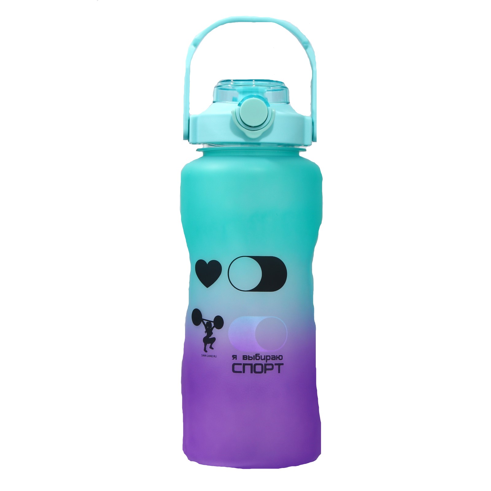 

Бутылка для воды "Спорт", 2,25 л Svoboda Voli 9936683 ., Разноцветный, Спорт