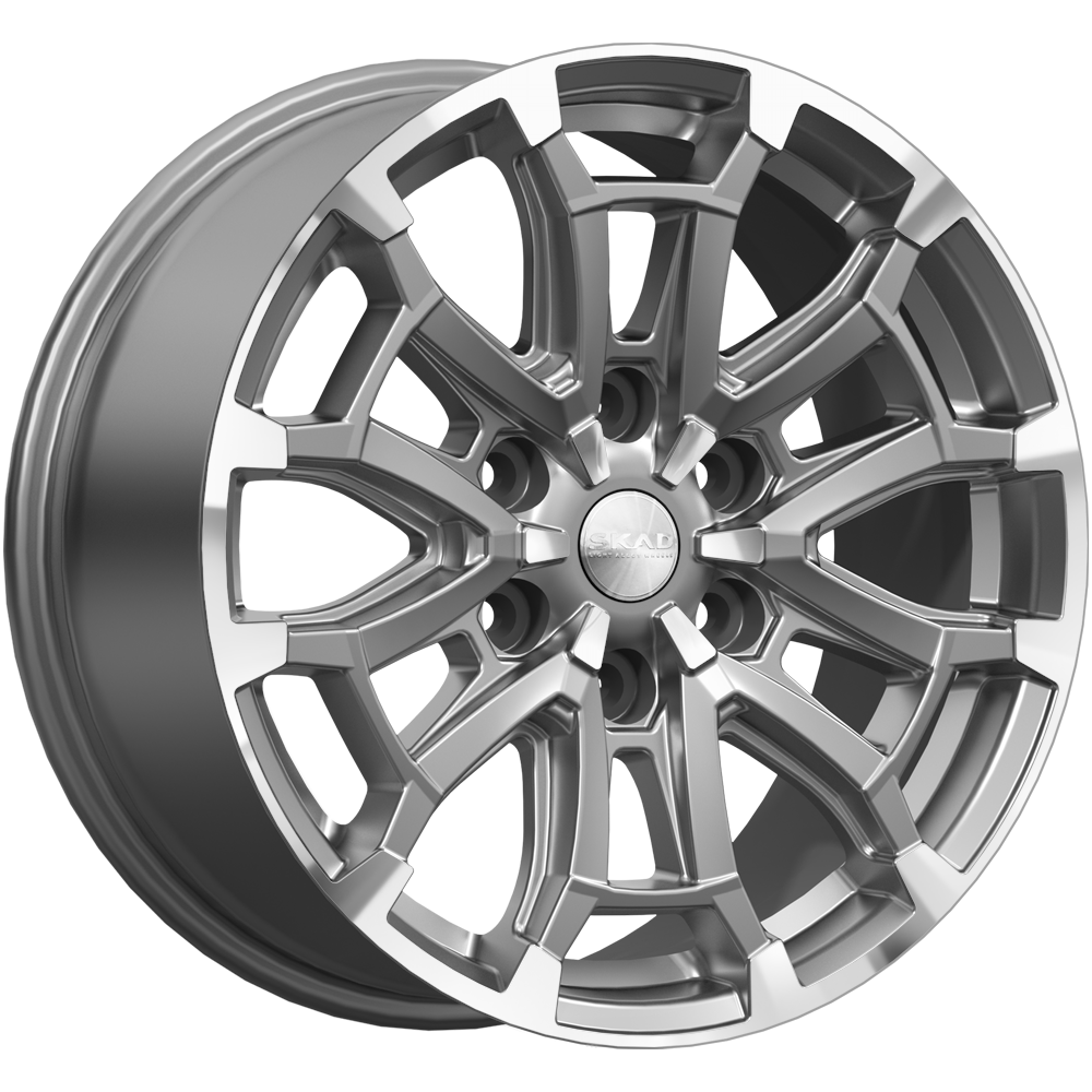 

Диск SKAD Авилис 8x18 6x139,7 ET25 DIA 106,1 Алмаз графит, Авилис
