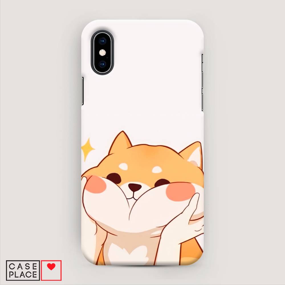 

Пластиковый чехол "Сладкий песик" на Apple iPhone X (10), 11020-1