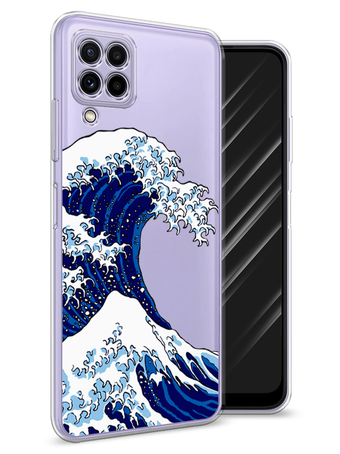 

Чехол Awog на Samsung Galaxy A22 / Самсунг A22 "Волна в Канагаве", Разноцветный, 2103150-4