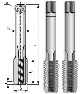 

Метчик, трубная резьба G1/2 дюйма комплект из 2-х шт Bucovice Tools 112120