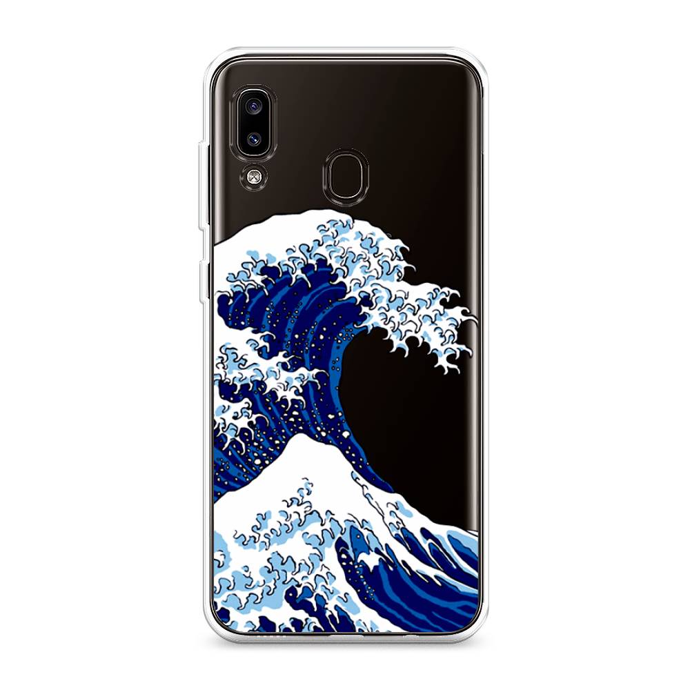 

Чехол Awog на Samsung Galaxy A20/A30 "Волна в Канагаве", Разноцветный, 27650-4