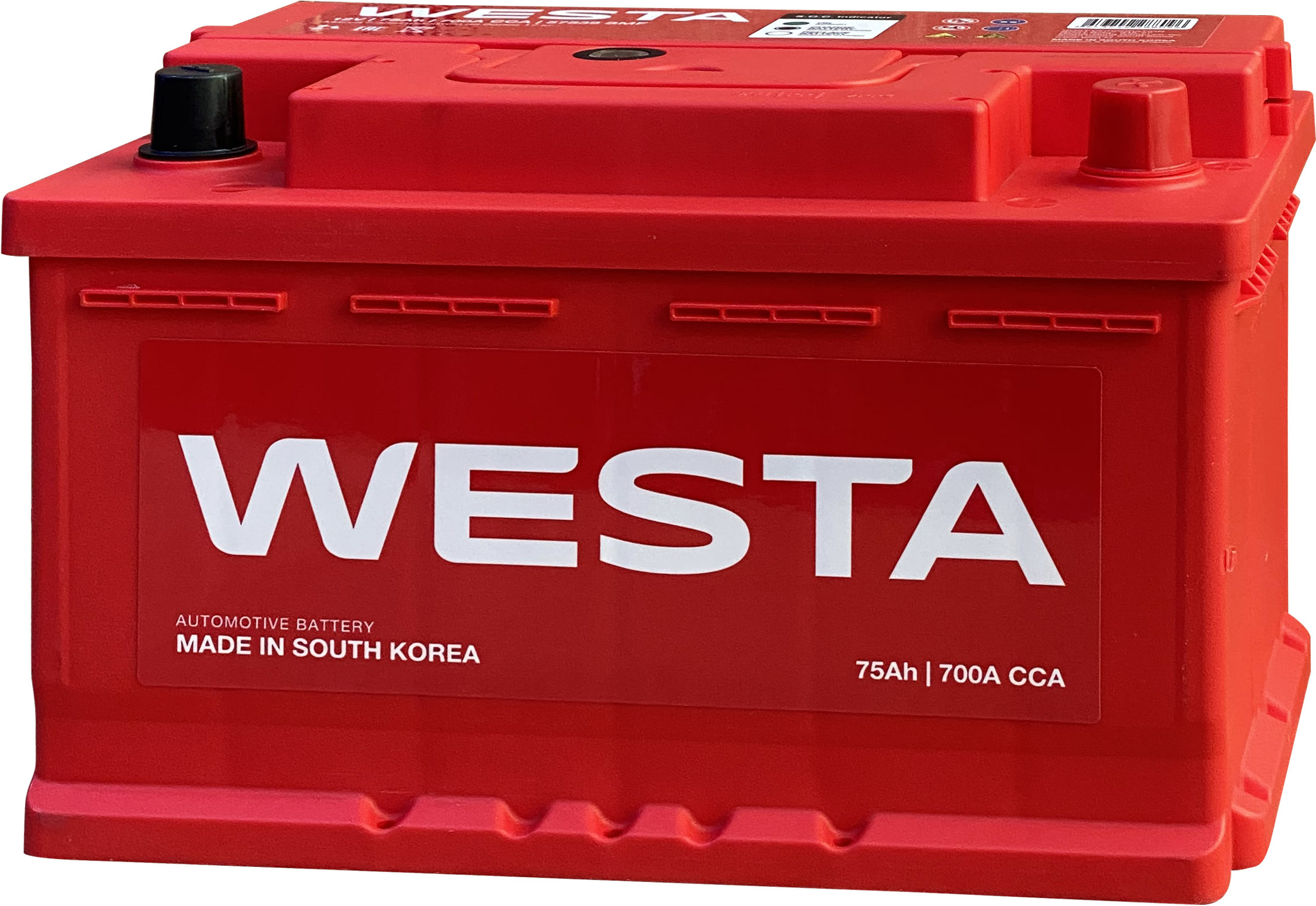 Аккумулятор WESTA Korea 57412 SMF 75 Ач 700 А обратная полярность