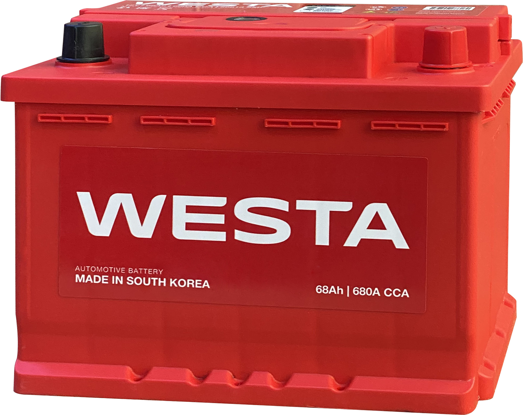 Аккумулятор WESTA Korea 56813 SMF 68 Ач 680 А обратная полярность