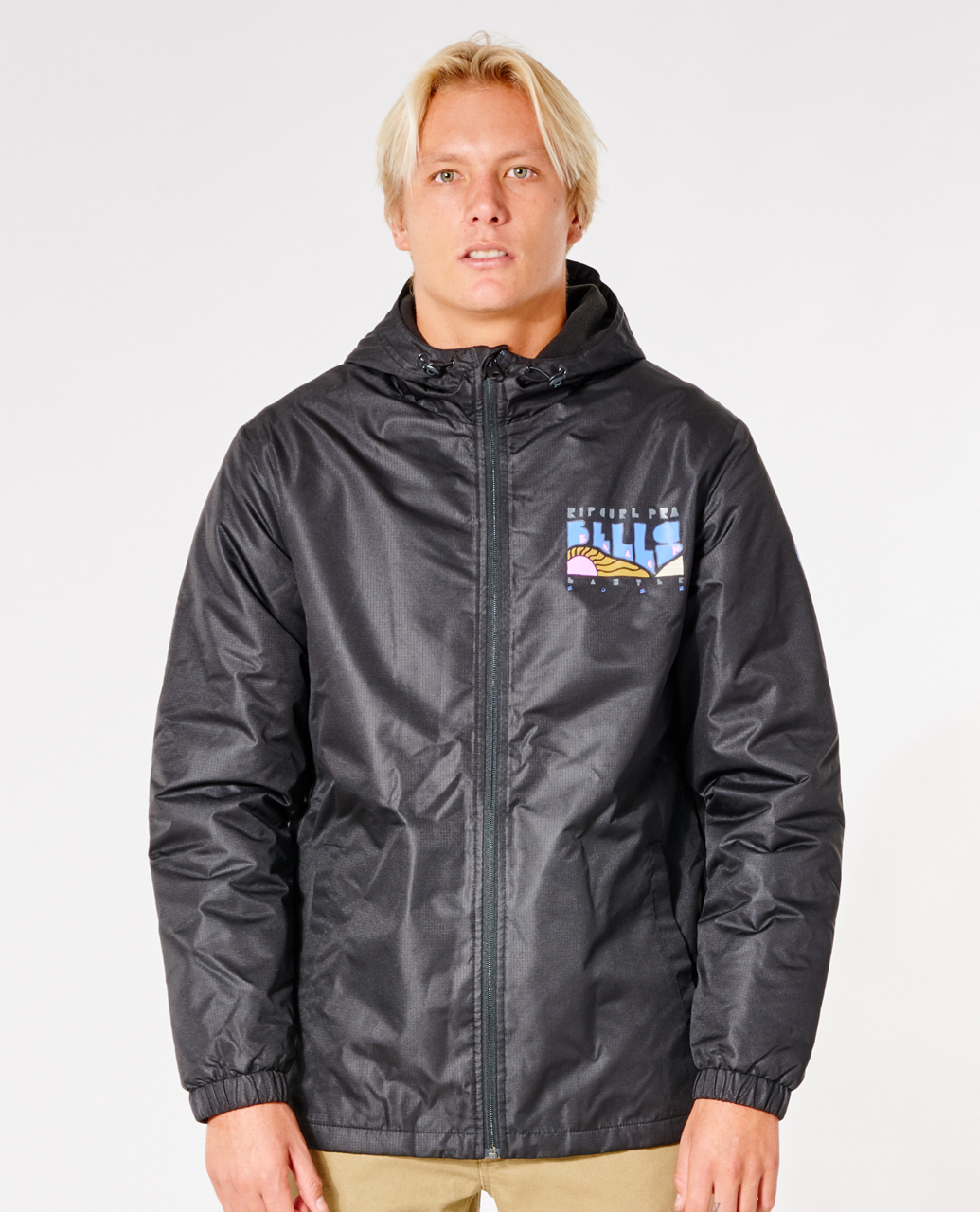 

Куртка мужская Rip Curl BELLS PRO JACKET черная L, BELLS PRO JACKET
