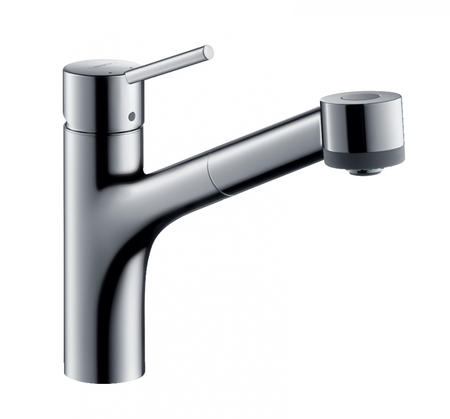 фото Смеситель для кухни hansgrohe kitchen faucet с выдвижным душем 73860000