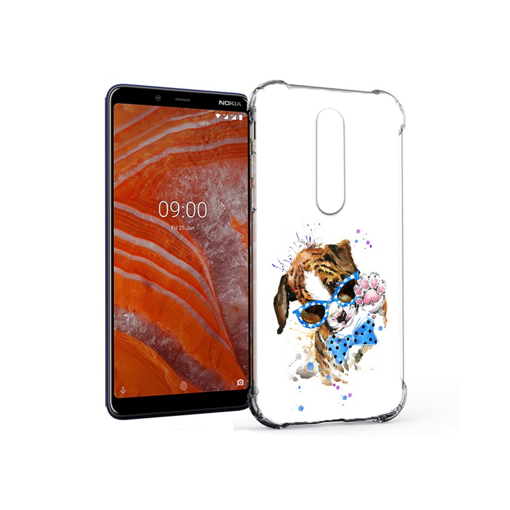 

Чехол MyPads Tocco для Nokia 3.1 Plus лапочка (PT121397.96.434), Прозрачный, Tocco