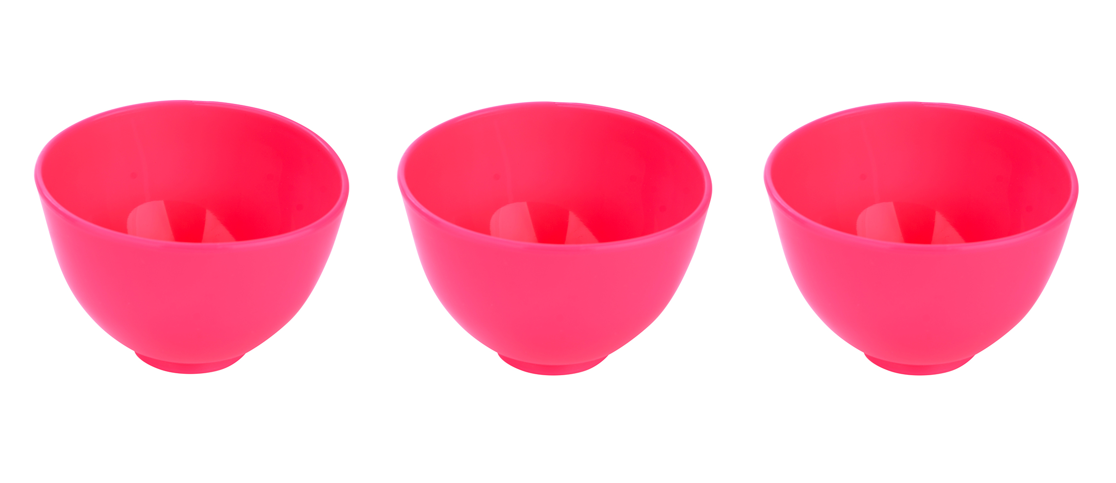 Чаша Anskin Rubber Bowl Small для размешивания маски Red 3 шт