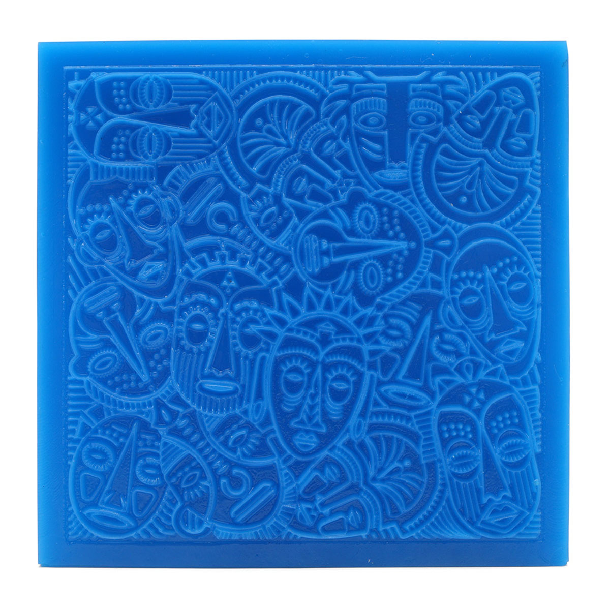 

TL-0100 Текстурный лист АФРИКАНСКИЕ МАСКИ 90*90*3 мм, HappyClay
