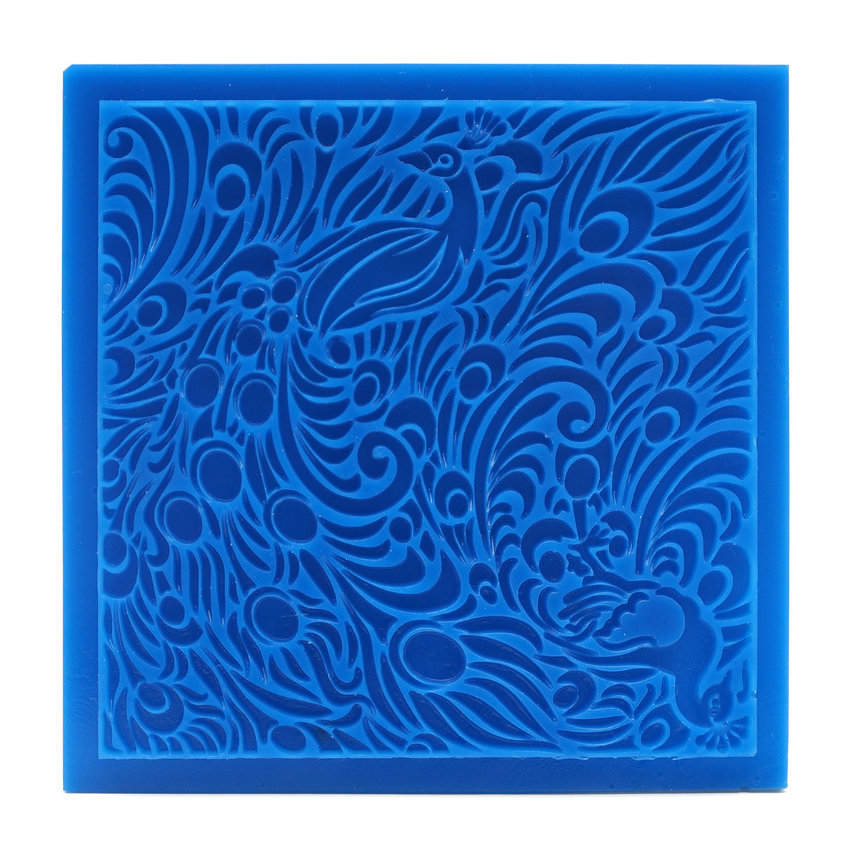 

TL-0098 Текстурный лист ЖАР-ПТИЦА 90*90*3 мм, HappyClay