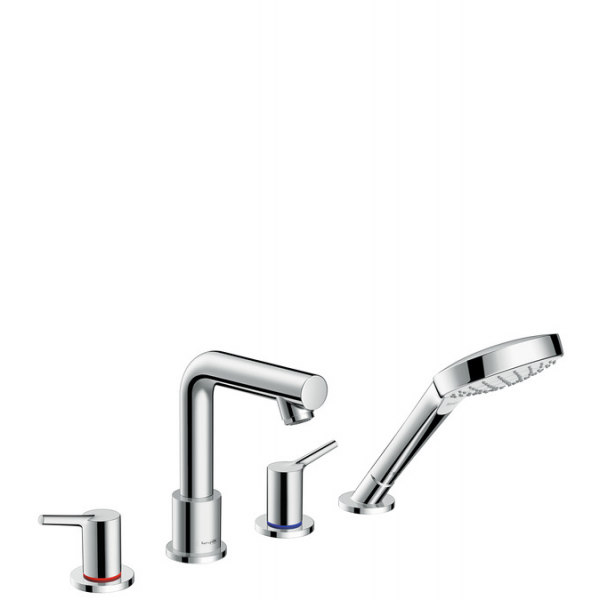 фото Смеситель для ванны и душа hansgrohe talis s на 4 отверстия 72418000