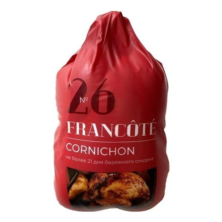 

Тушка цыпленка корнишона Галерея Вкуса Francote замороженная +-600 г