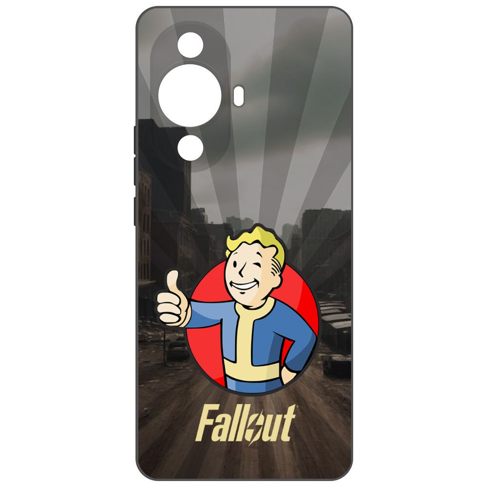

Чехол-накладка Krutoff Soft Case Фоллаут (Fallout) - Волт-бой для Huawei Nova 11 черный