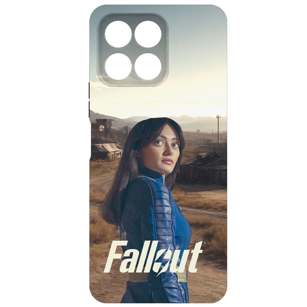 

Чехол-накладка Krutoff Soft Case Фоллаут (Fallout) - Люси в пустошах для Honor X6 черный