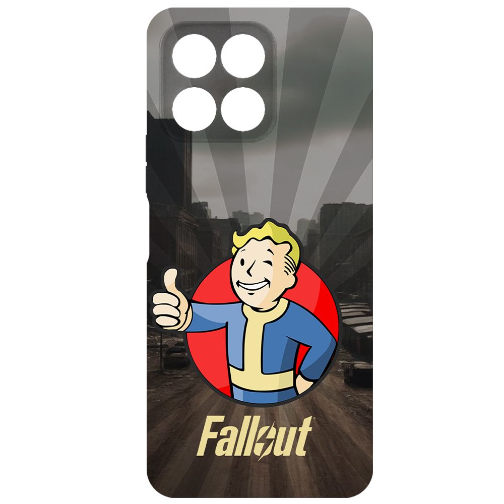 

Чехол-накладка Krutoff Soft Case Фоллаут (Fallout) - Волт-бой для Honor X6 черный