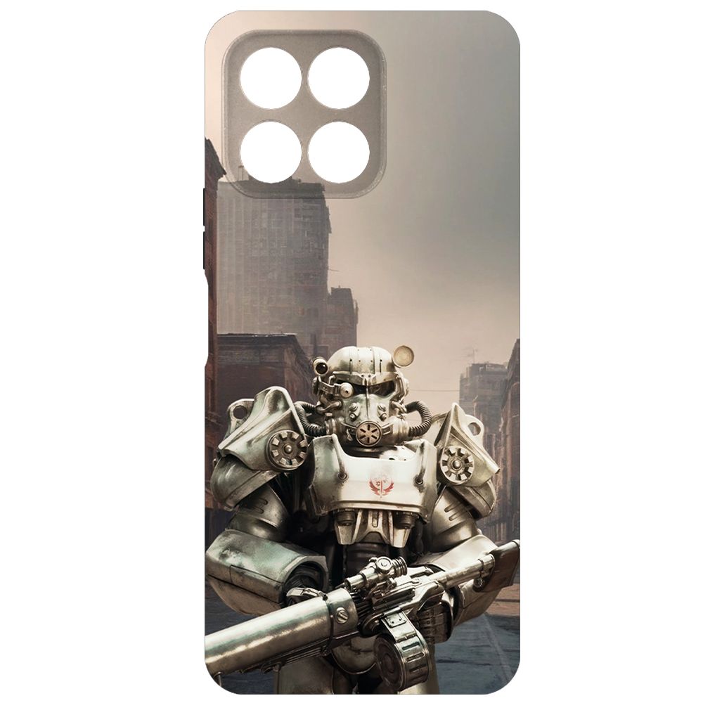 

Чехол-накладка Krutoff Soft Case Фоллаут (Fallout) - Рыцарь Братства для Honor X6 черный