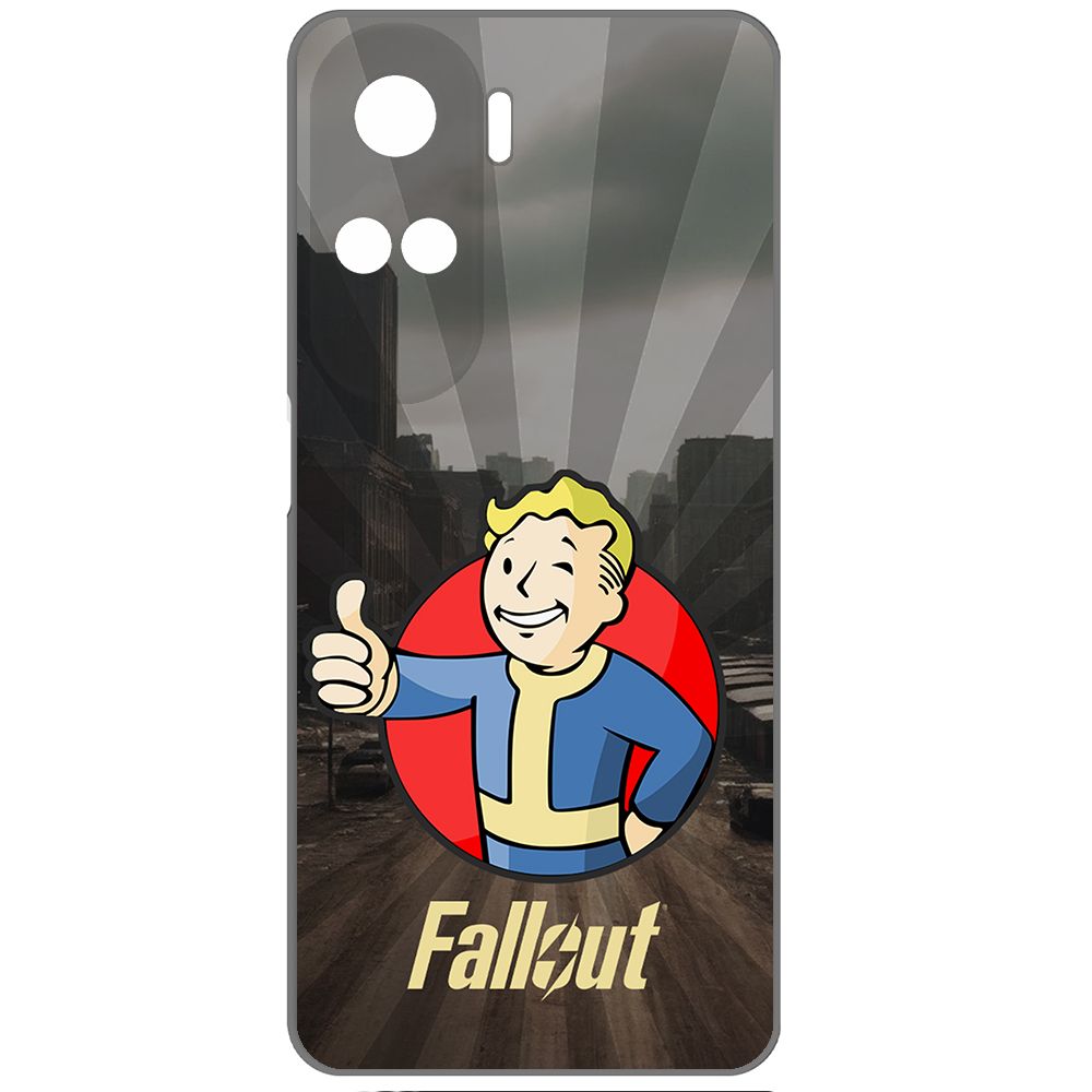 

Чехол-накладка Krutoff Soft Case Фоллаут (Fallout) - Волт-бой для Honor X50i черный