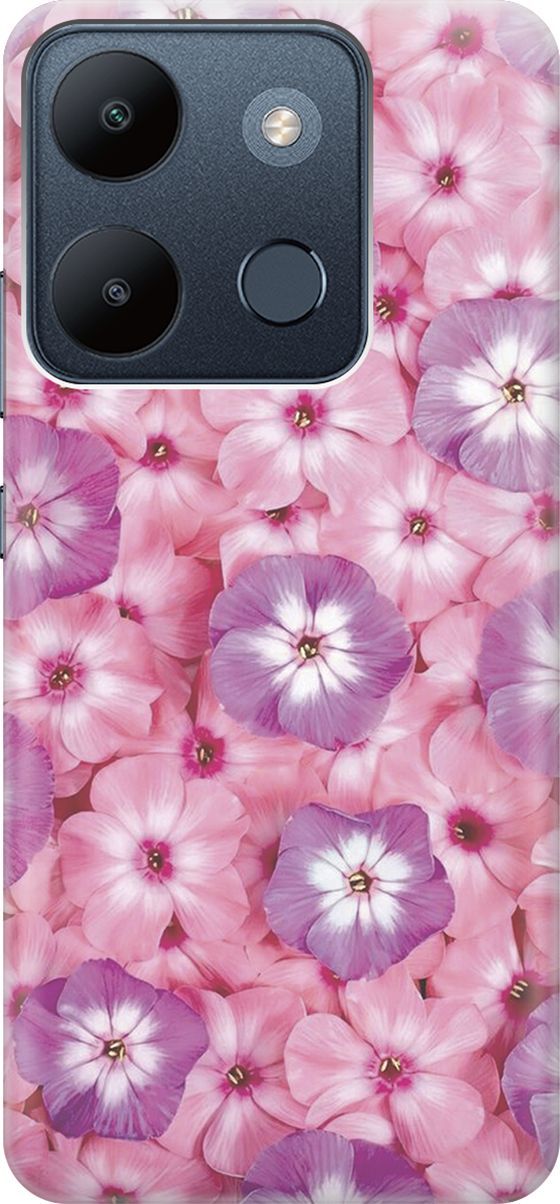 

Чехол на Infinix Smart 7/Tecno Spark Go 2023/Pop 7 Pro "Розовые и фиолетовые филаки", Розовый;фиолетовый, 158843