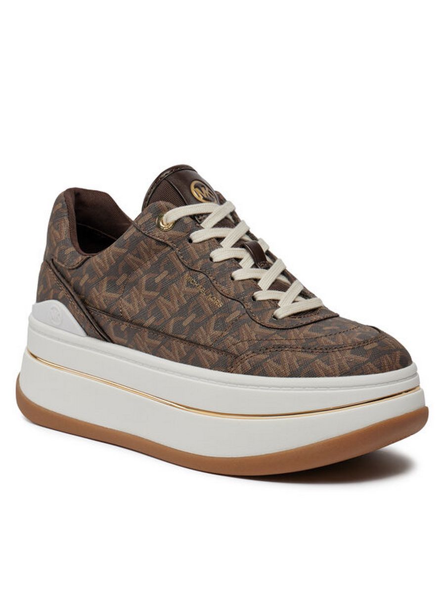 

Кеды женские Michael Kors 43R4HYFS1B коричневые 40 EU, Коричневый, 43R4HYFS1B