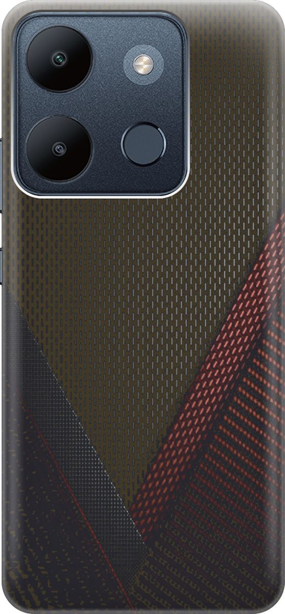 

Чехол на Infinix Smart 7/Tecno Spark Go 2023/Pop 7/Pop 7 Pro "Полотна", Красный;черный, 158832