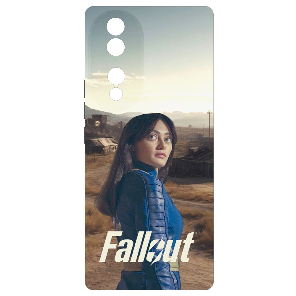 

Чехол-накладка Krutoff Soft Case Фоллаут (Fallout) - Люси в пустошах для Honor 70 черный