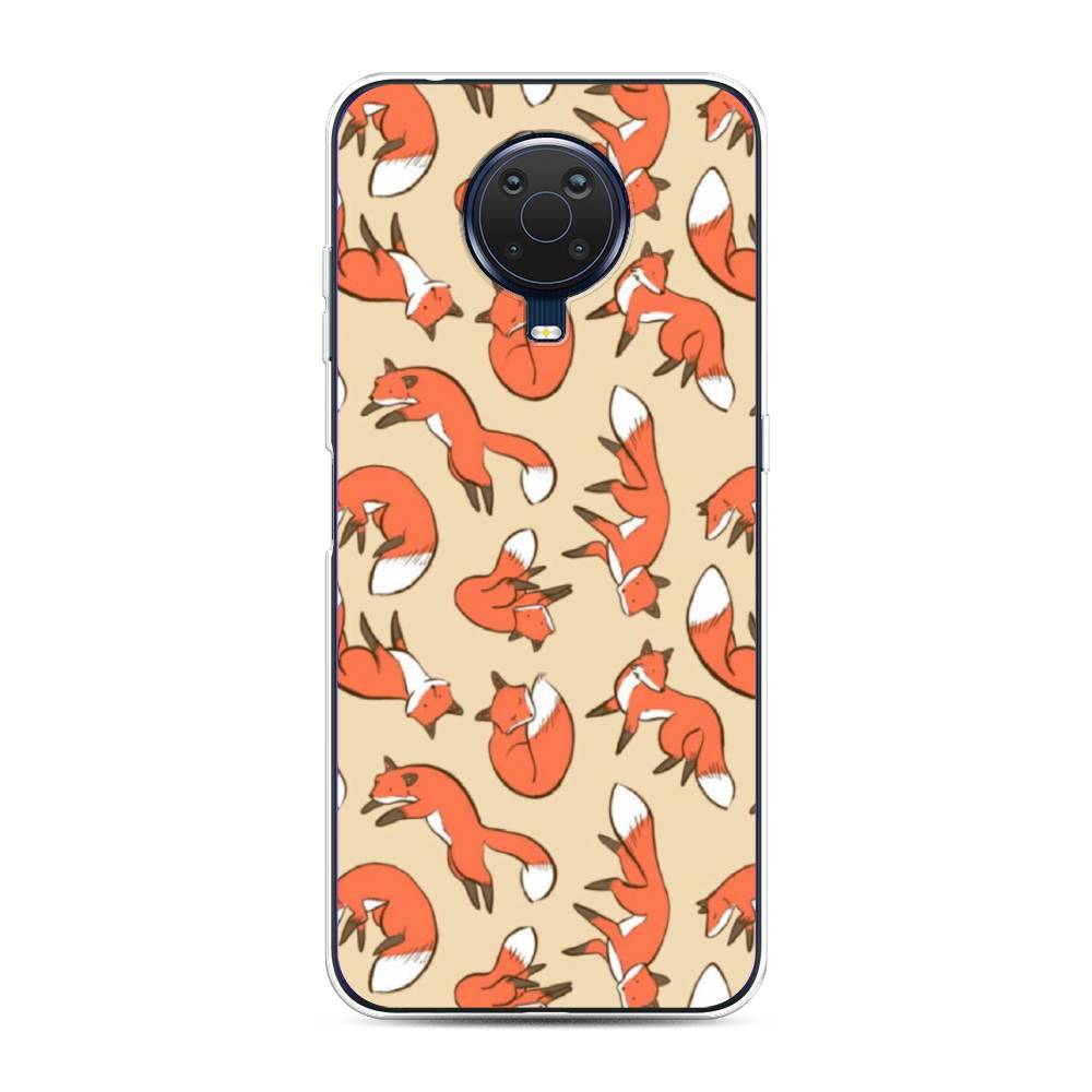 фото Чехол awog "лисички фон" для nokia g20