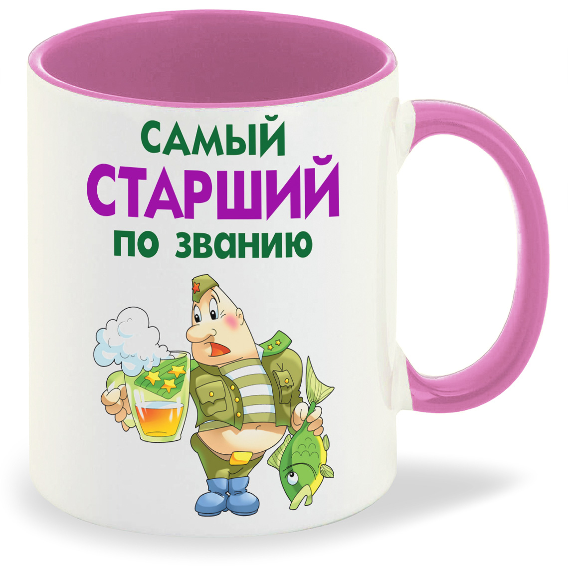 

Кружка CoolPodarok Самый лучший по званию, Самый лучший по званию