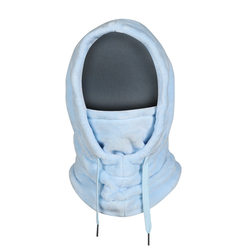 Капюшон с маской SHUCAI DP-22YL6F, цвет голубой