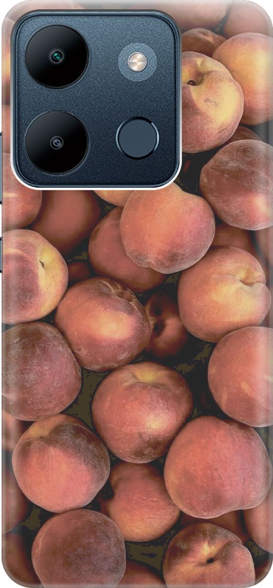 

Чехол на Infinix Smart 7/Tecno Spark Go 2023/Pop 7/Pop 7 Pro "Персики", Желтый;красный, 158834