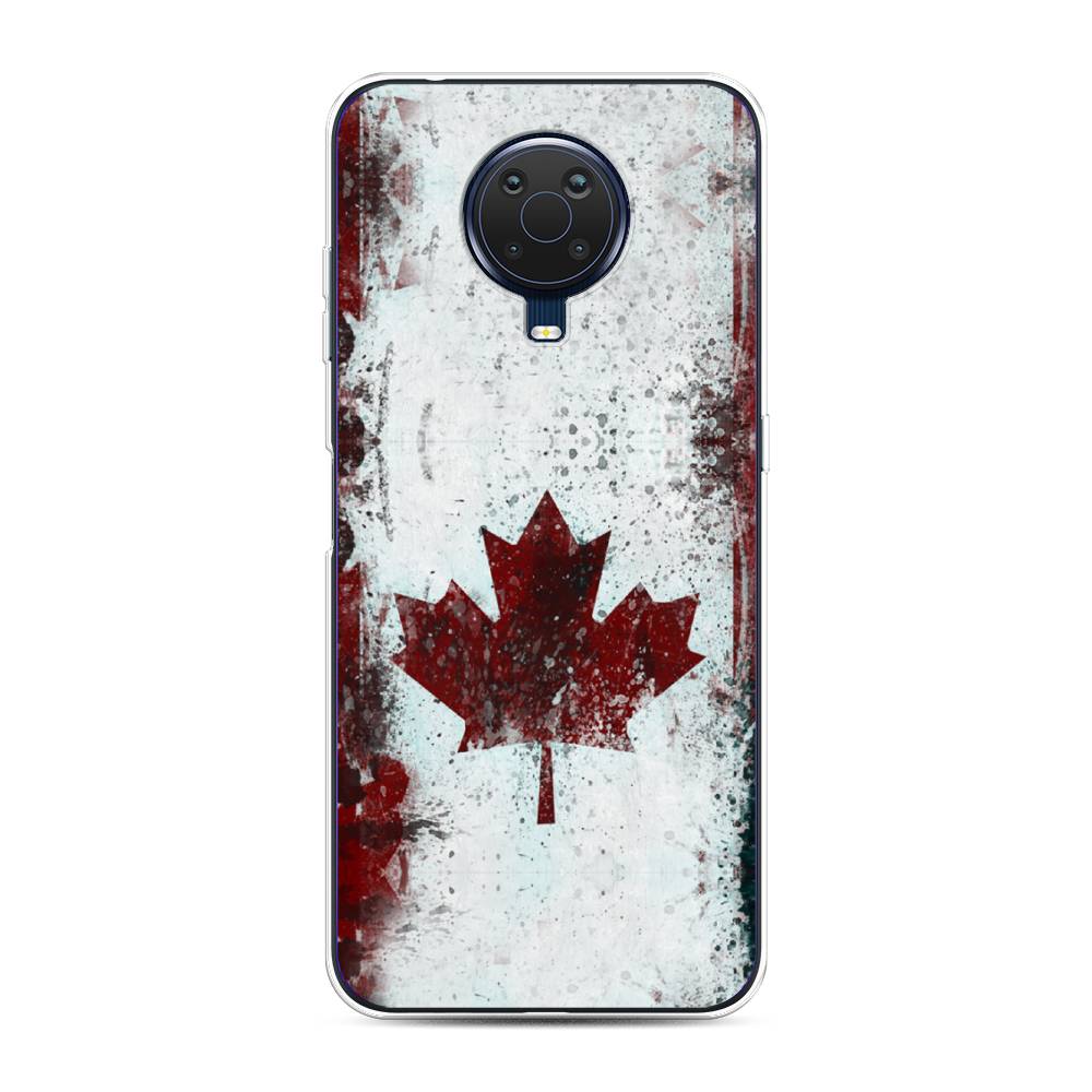 

Чехол Awog на Nokia G20 / Нокиа G20 "Канада", Белый;красный;черный, 124150-5