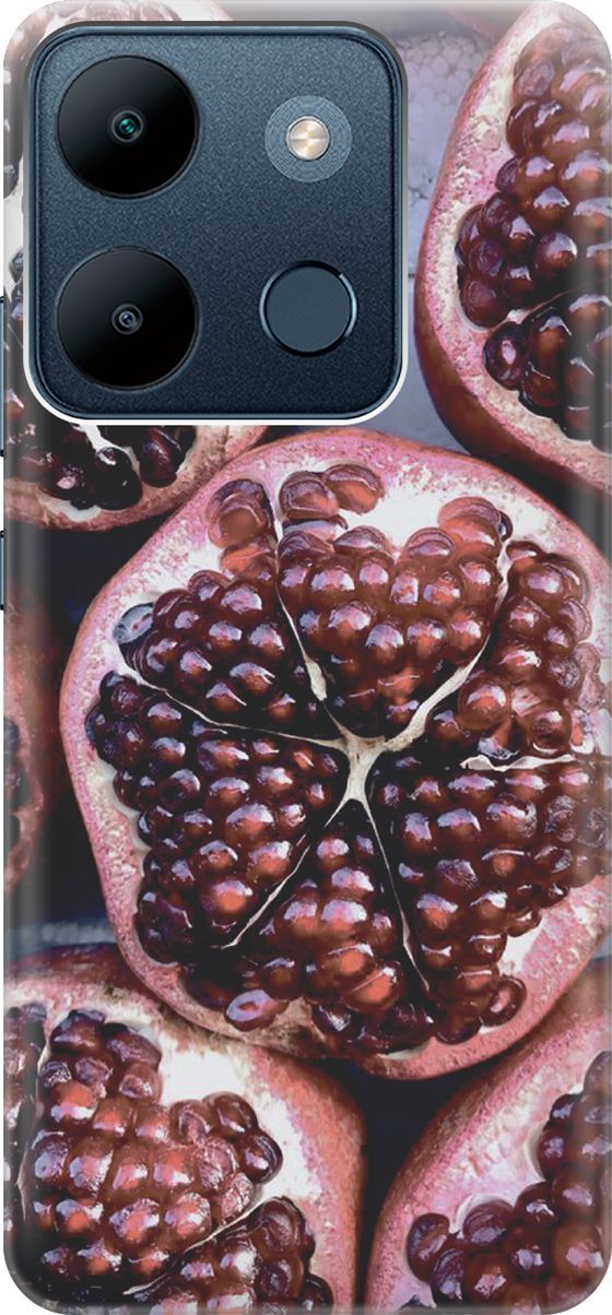 

Чехол на Infinix Smart 7/Tecno Spark Go 2023/Pop 7/Pop 7 Pro "Гранаты", Красный, 158847