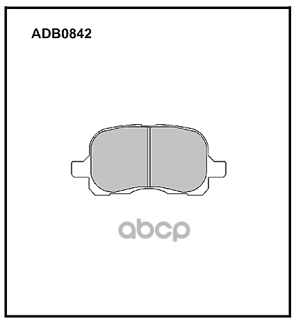 

Тормозные колодки ALLIED NIPPON передние ADB0842